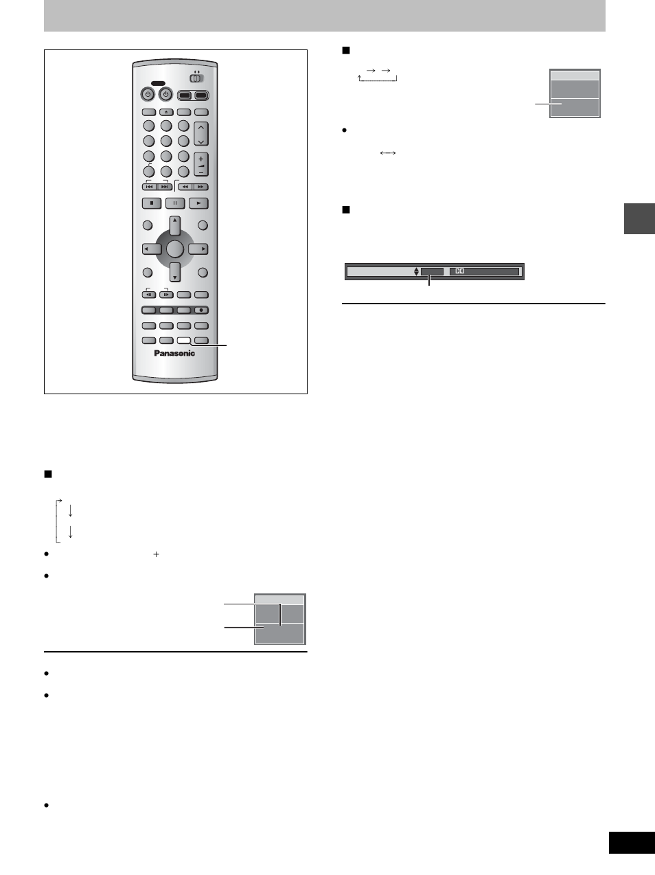Changing audio, Press [audio, Pl a y in g ba c k | While playing hdd, dvd-ram or video cd, While playing dvd-audio or dvd-video | Panasonic DMR-E100H User Manual | Page 25 / 72