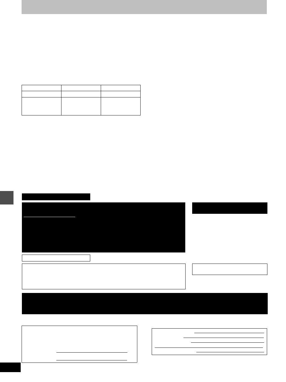 Limited warranty (only for u.s.a.), Panasonic dvd recorder limited warranty | Panasonic DMR-E100H User Manual | Page 68 / 72