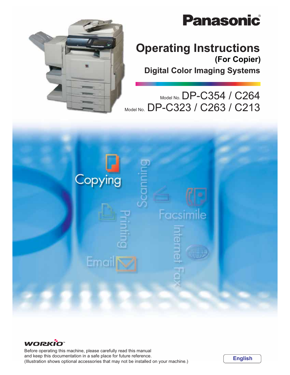 Panasonic WORKIO C213 User Manual | 98 pages