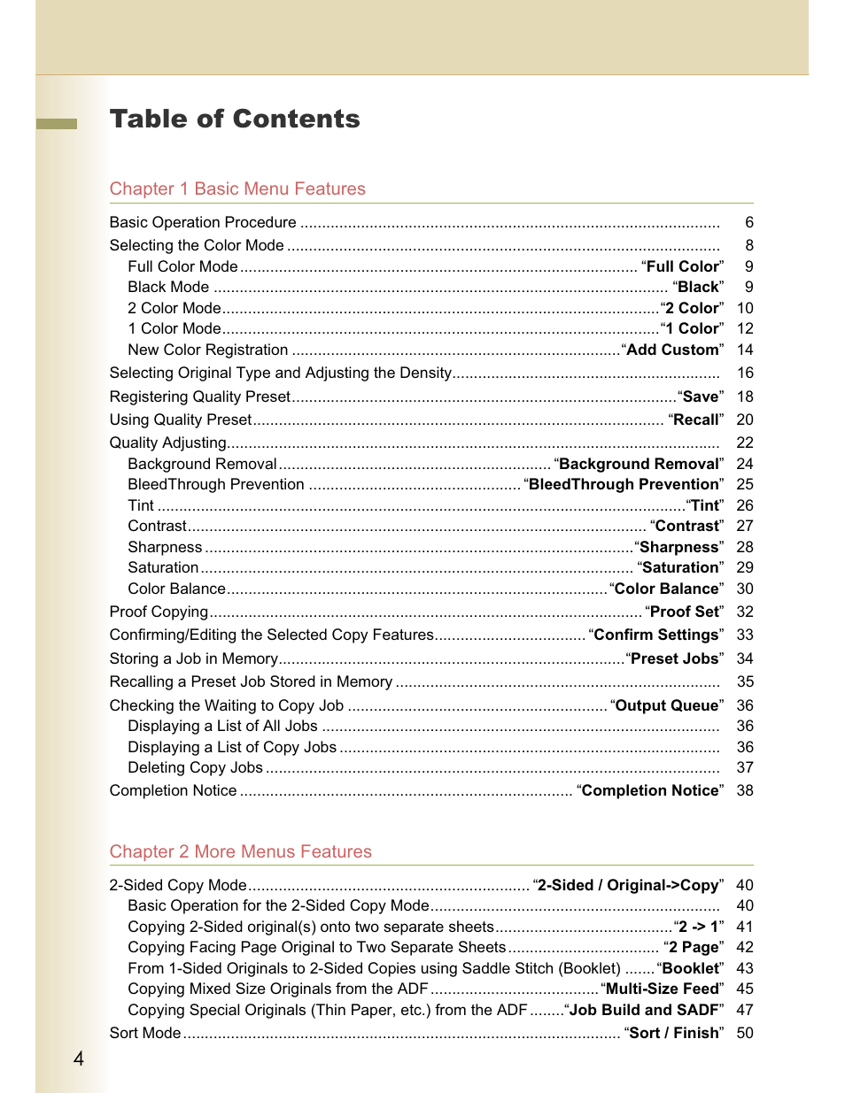 Panasonic WORKIO C213 User Manual | Page 4 / 98