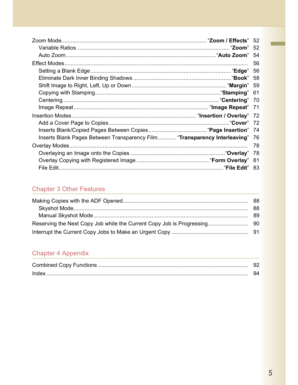 Panasonic WORKIO C213 User Manual | Page 5 / 98