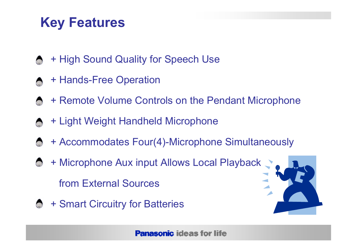 Key features | Panasonic WX-LS100E User Manual | Page 3 / 20