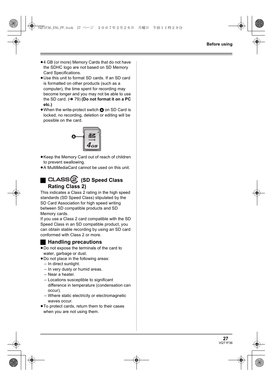 Panasonic AG-HSC1UP User Manual | Page 27 / 140