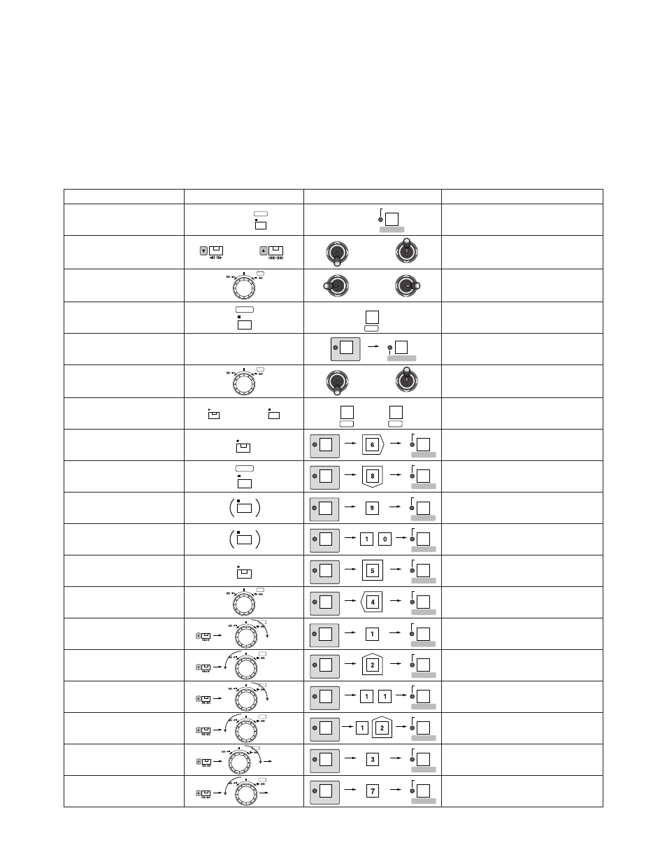Digital disk recorder control, Wj-hd100 shortcuts, Recording | Stop stop playback stop recording, Playback, Pause, Step playback fwd, Skip playback fwd, Skip playback rew, Hold down 2 seconds | Panasonic WV-CU360C User Manual | Page 31 / 77