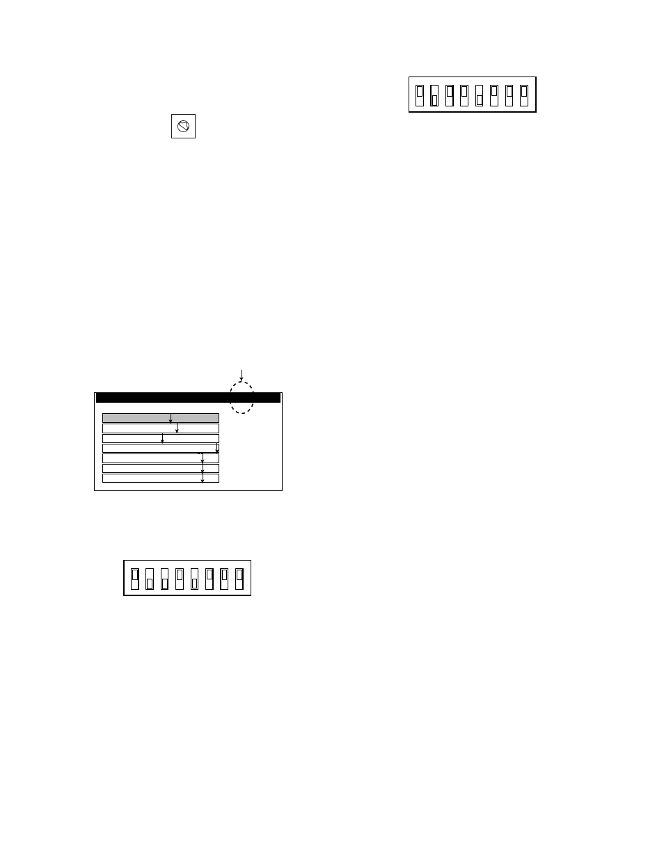 Controller number setting, Switch setting procedures, Controller no | Panasonic WV-CU360C User Manual | Page 57 / 77