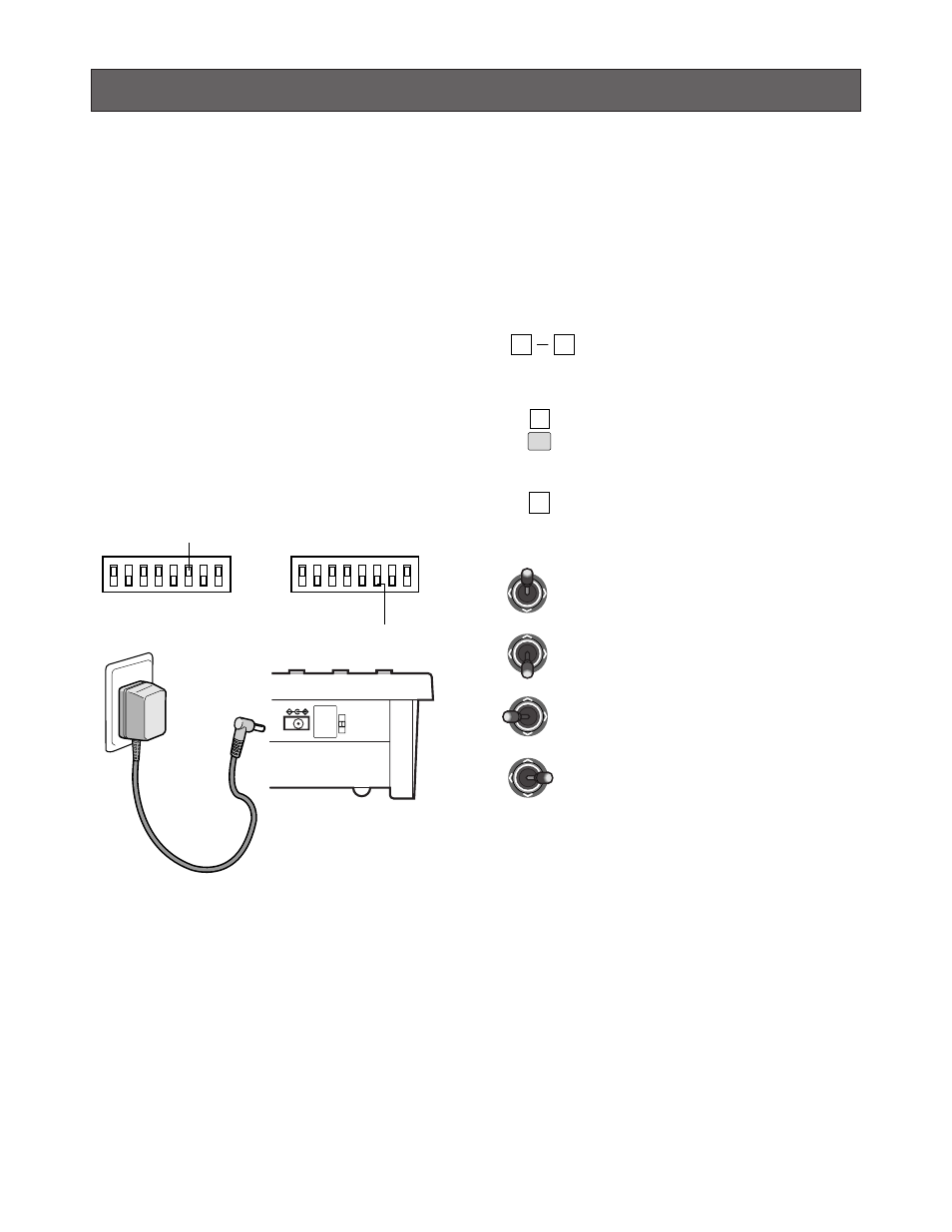 Setup procedures (for system 850), Prior to setup, Buttons and controls used for setup | Panasonic WV-CU360C User Manual | Page 71 / 77