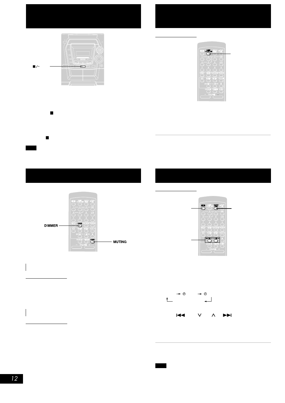 Turning the demo function off, Convenient functions, Auto-off function | Setting the time | Panasonic SC-AK100 User Manual | Page 12 / 16