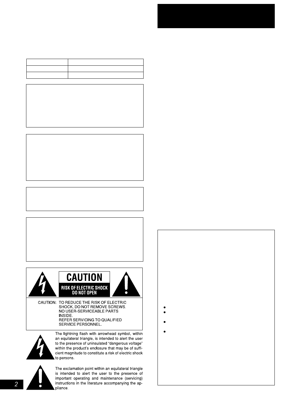 Panasonic SC-AK100 User Manual | Page 2 / 16