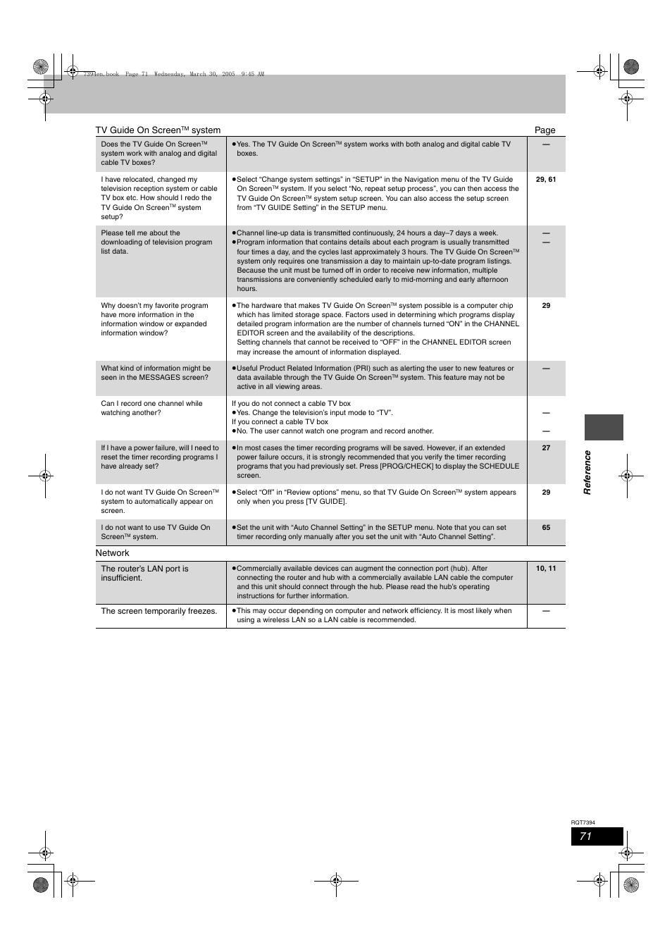 Panasonic DMR-E500H User Manual | Page 71 / 84