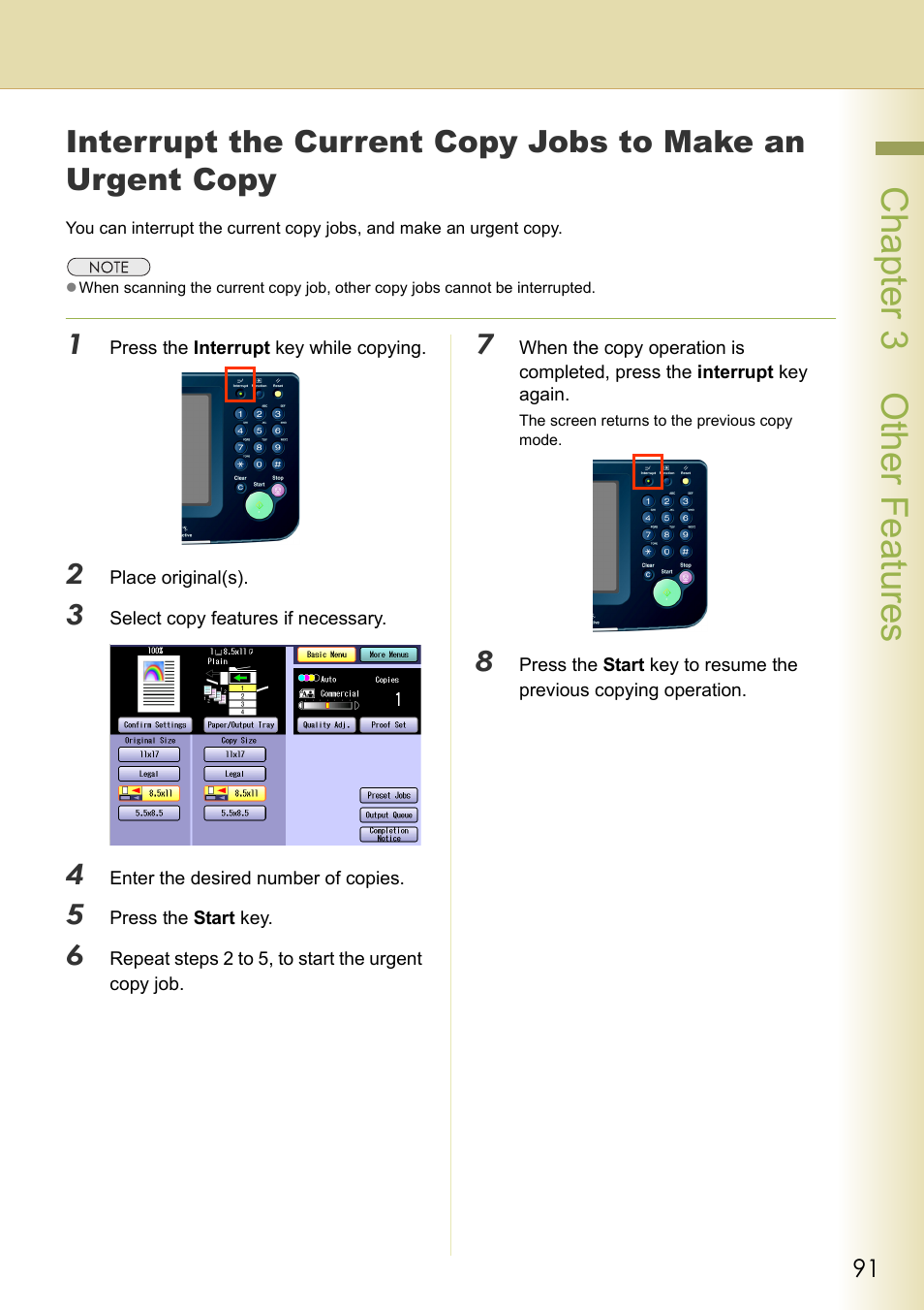 Chapter 3 other features | Panasonic DP-C263  EN User Manual | Page 91 / 98