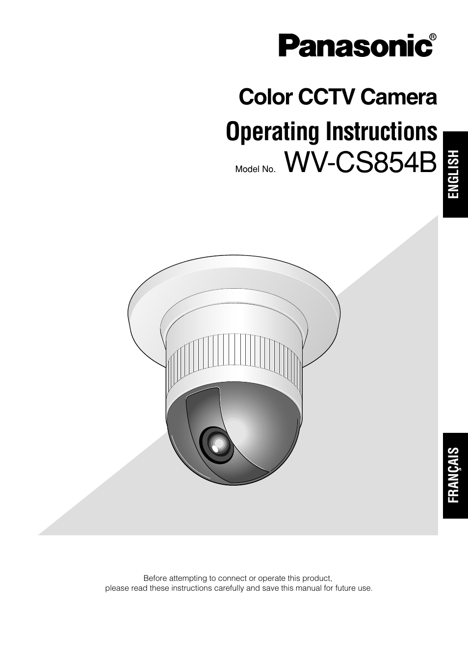 Panasonic WV-CS854B User Manual | 56 pages