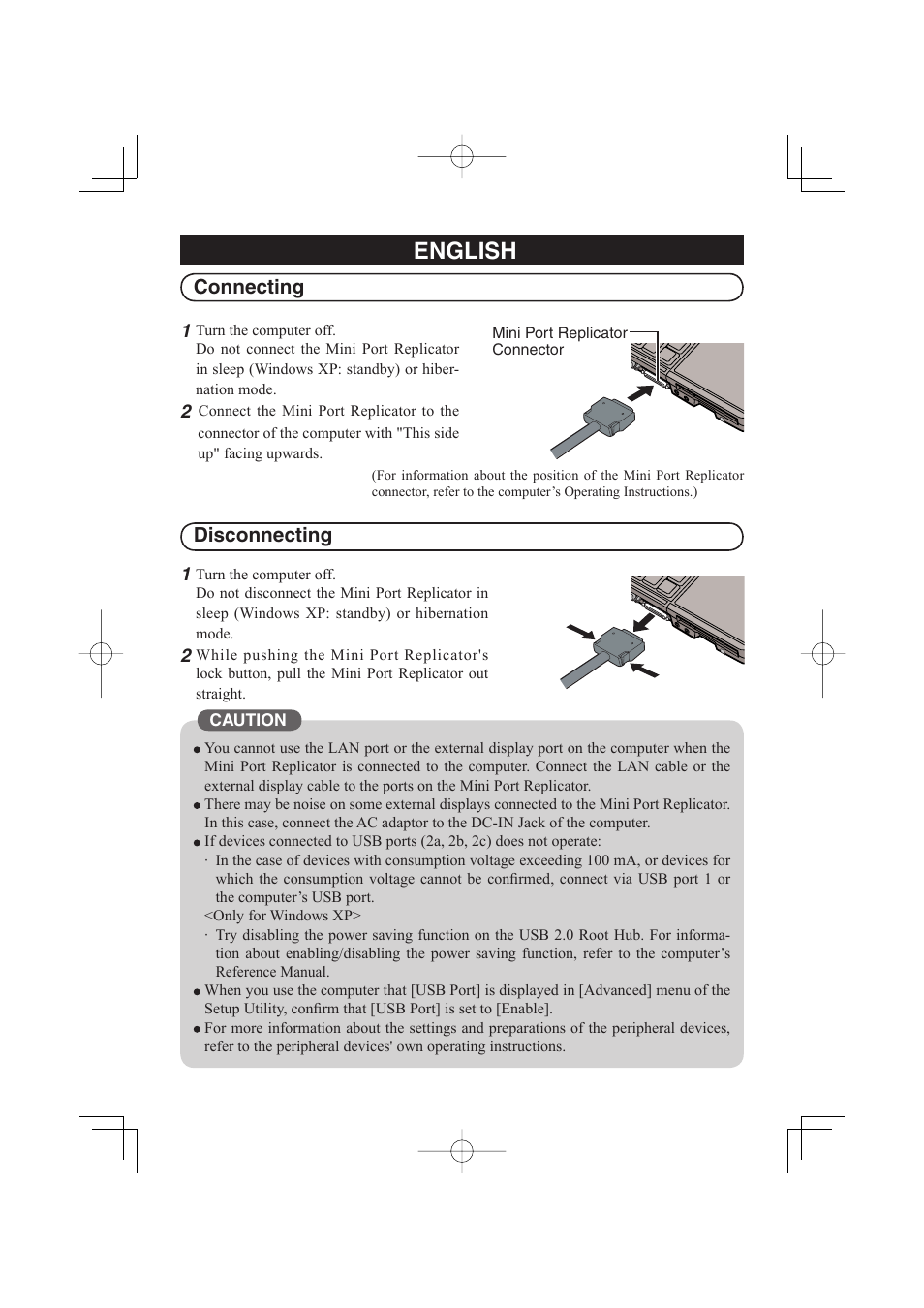 English | Panasonic CF-VEBU05BU User Manual | Page 5 / 16