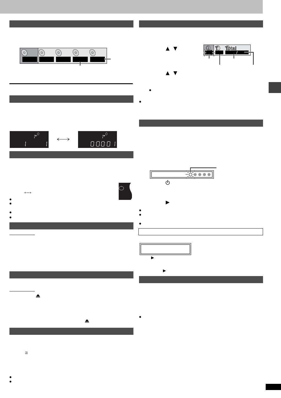 Dvd-v, Nodisc | Panasonic DVD-F85 User Manual | Page 11 / 28