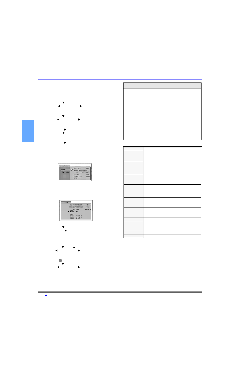 V-chip menu operation, En g l is h | Panasonic CT-27SC13 User Manual | Page 16 / 64