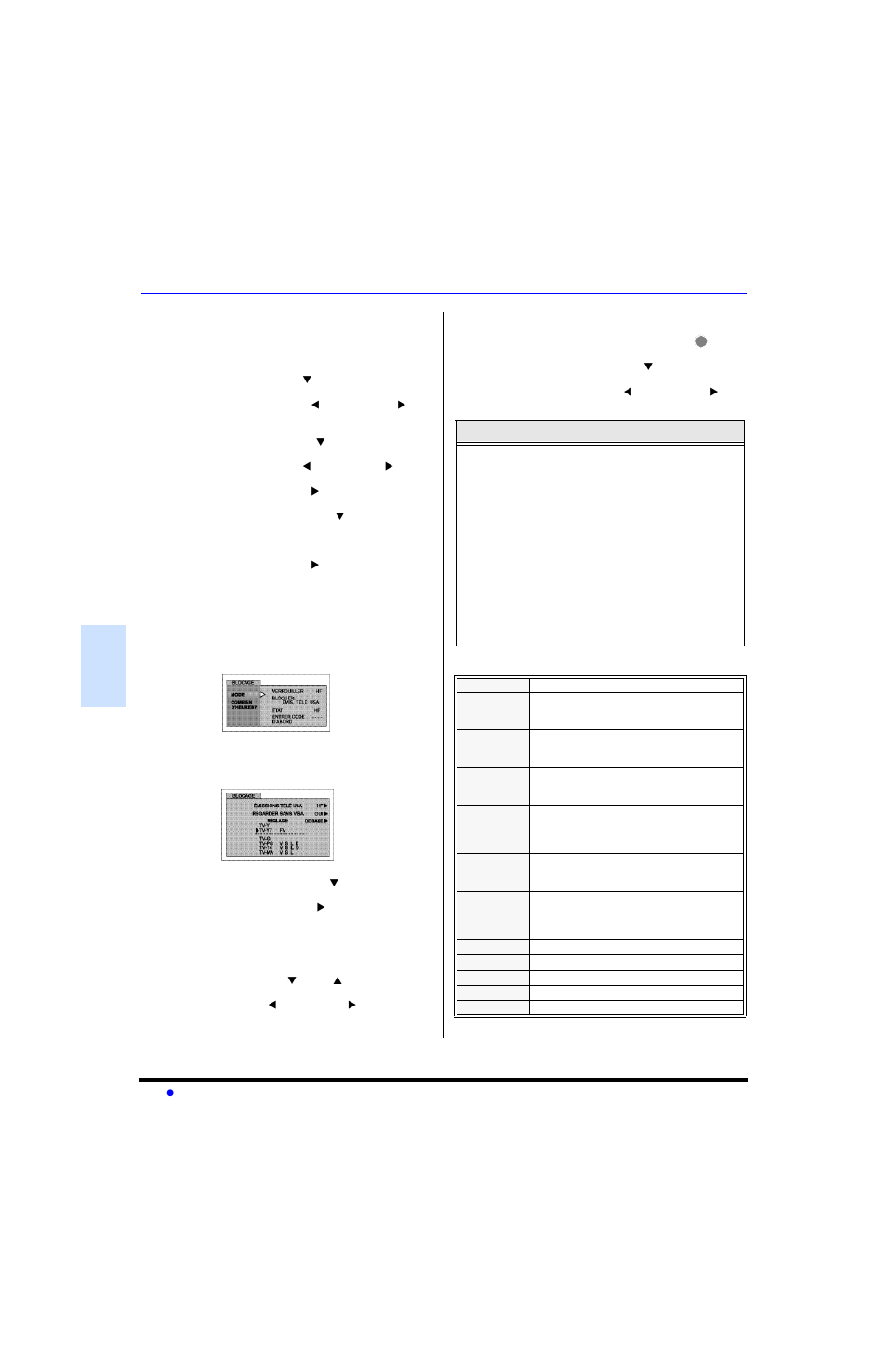 Fonctionnement de la puce antiviolence | Panasonic CT-27SC13 User Manual | Page 54 / 64