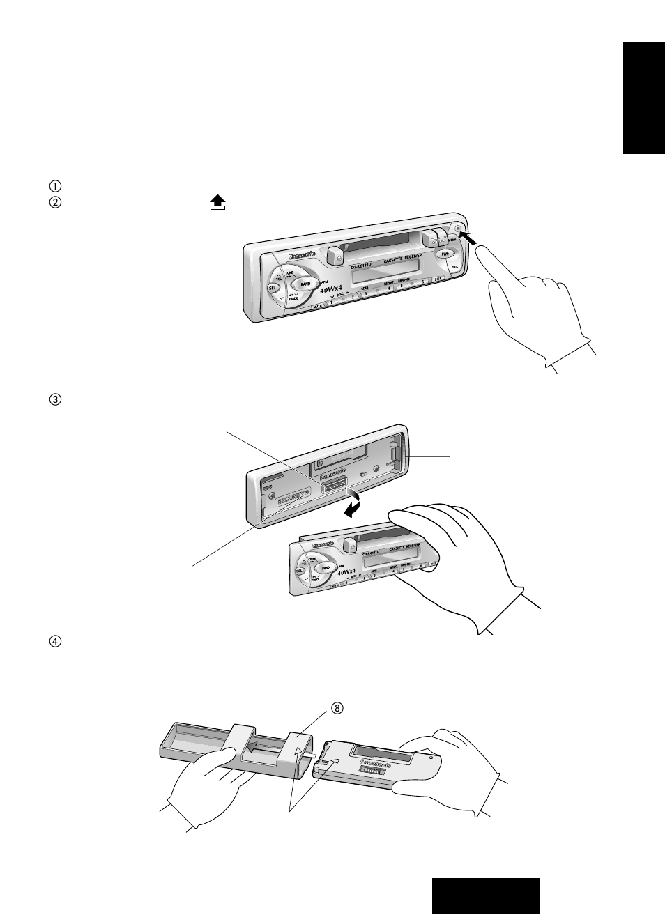Anti-theft system, Fig. 6 fig. 5, Fig. 7 | Panasonic CQ-RG131U User Manual | Page 25 / 72