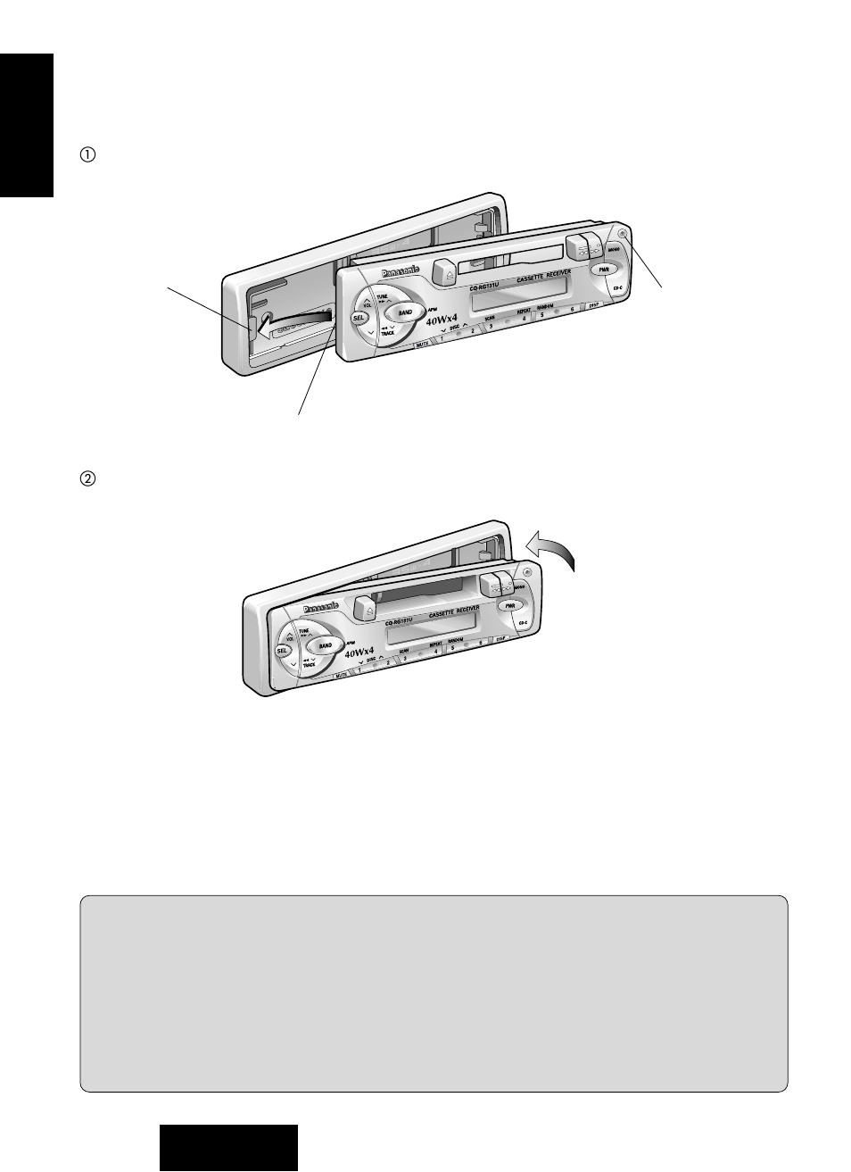 Installation guide, Continued | Panasonic CQ-RG131U User Manual | Page 26 / 72