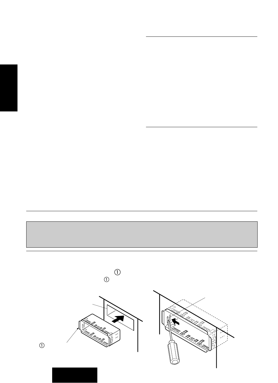 Guide d’installation, Suite), Installation finale | Vérifications finales, Installation, Mesures de précaution | Panasonic CQ-RG131U User Manual | Page 42 / 72