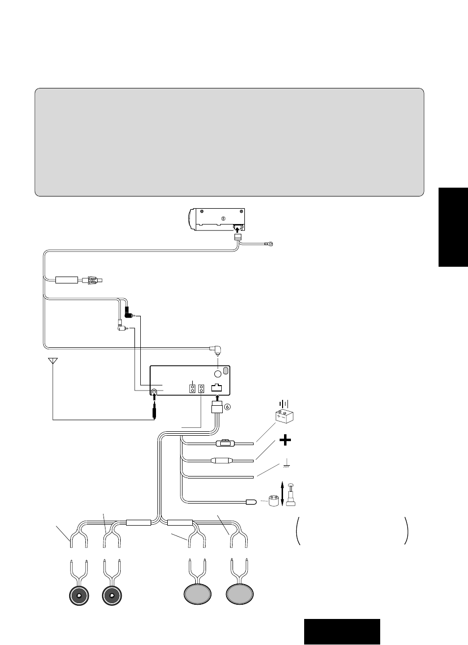 Conexiones eléctricas | Panasonic CQ-RG131U User Manual | Page 67 / 72