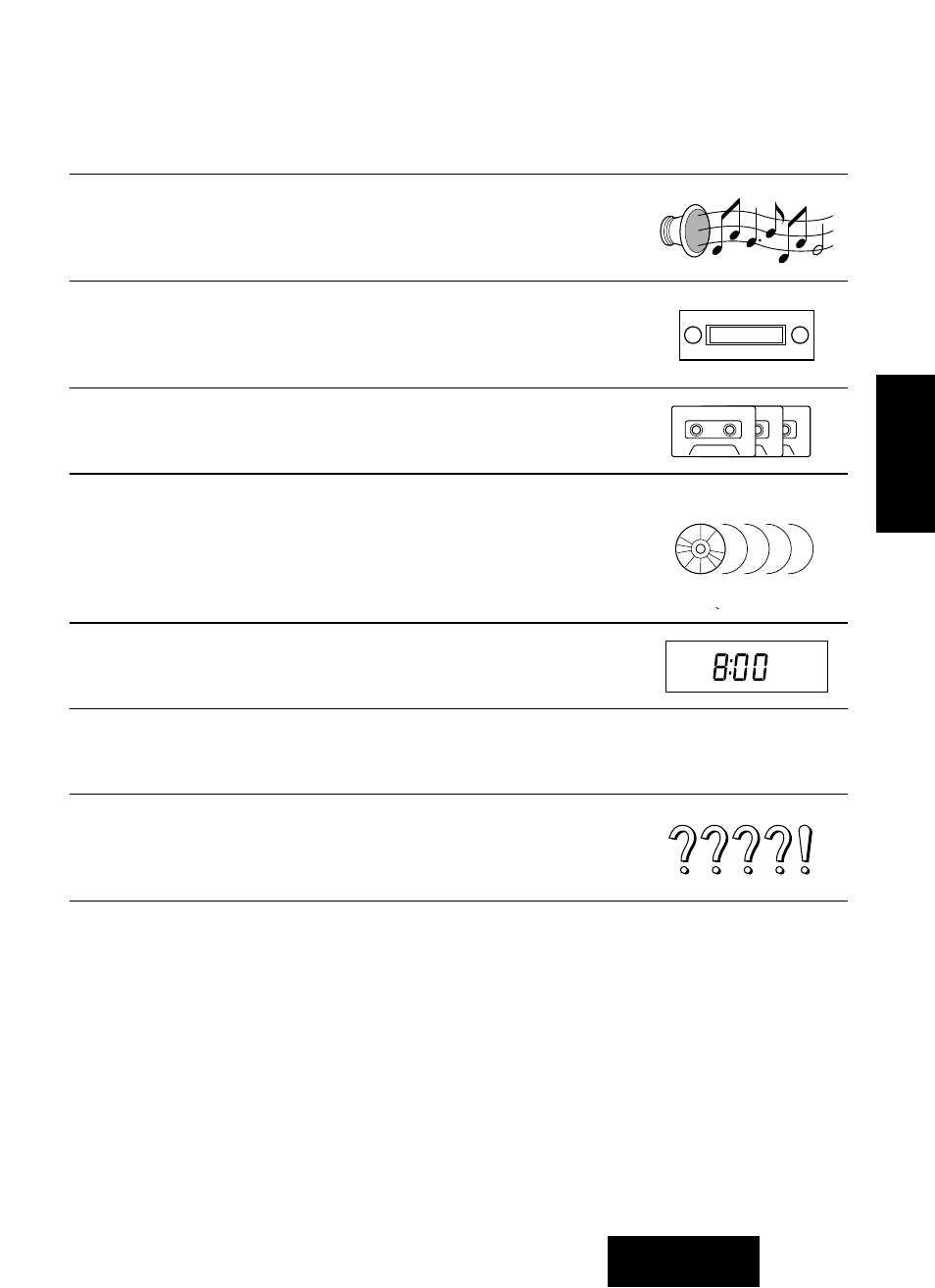 Indice | Panasonic CQ-RG131U User Manual | Page 9 / 72