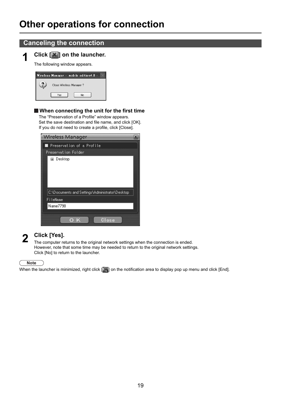 Other operations for connection | Panasonic TY-FB10WPU User Manual | Page 19 / 60