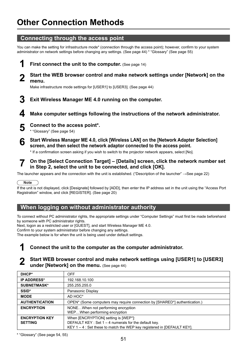 Other connection methods | Panasonic TY-FB10WPU User Manual | Page 51 / 60