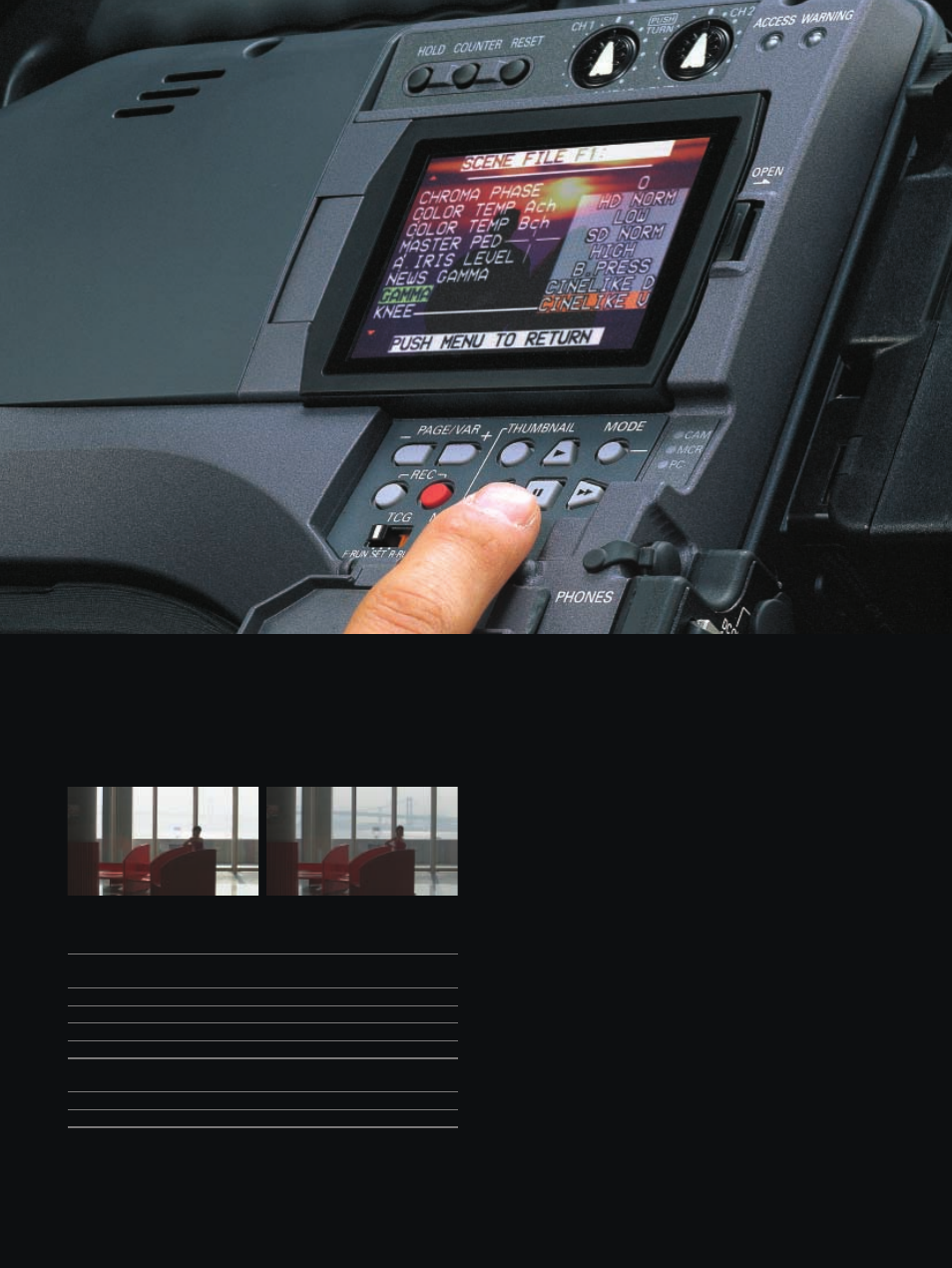 Panasonic AG-HPX500 User Manual | Page 7 / 16