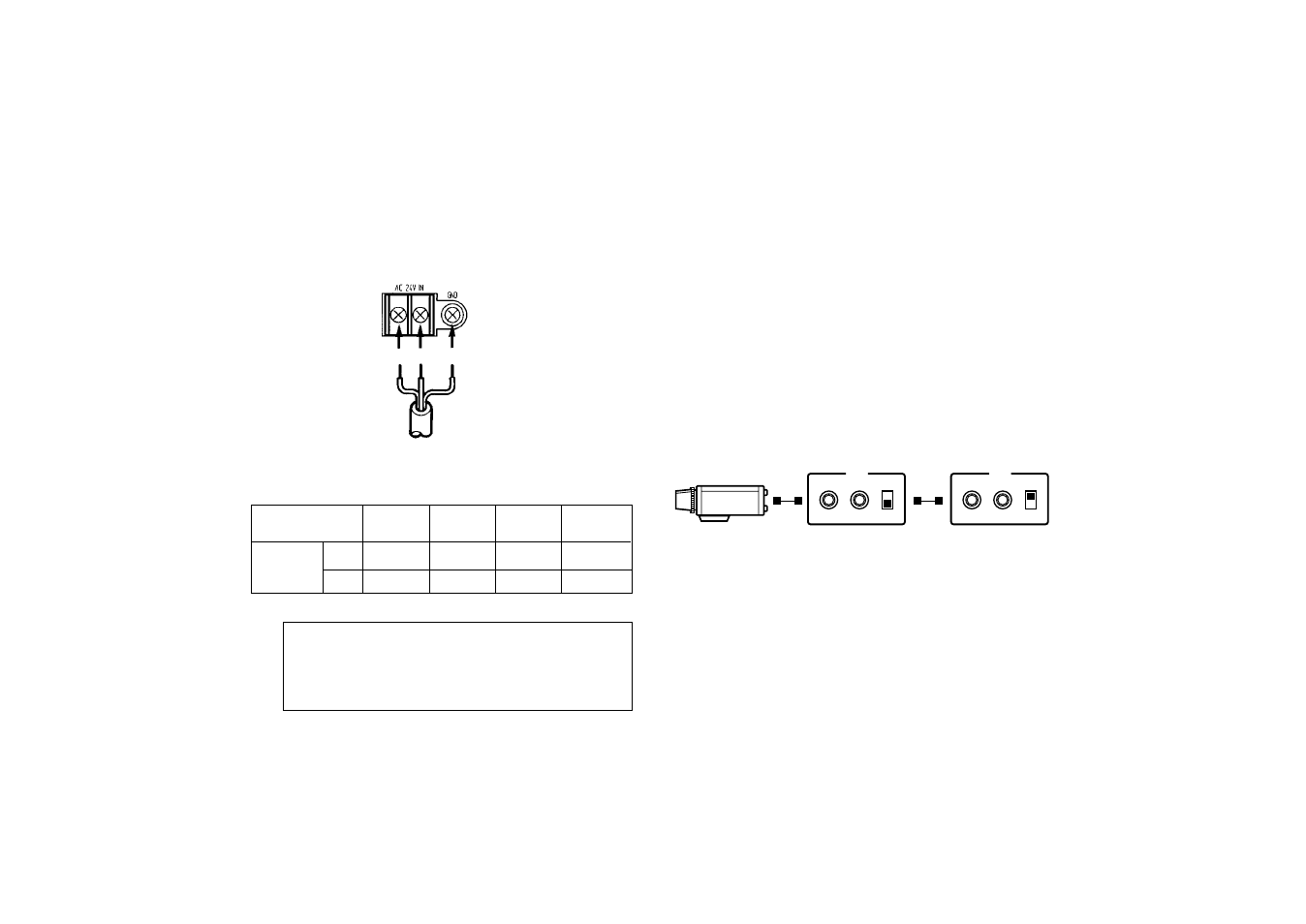 C. wv- bp334 (24v ac 60hz), Video cable | Panasonic WV-BP332 User Manual | Page 11 / 20