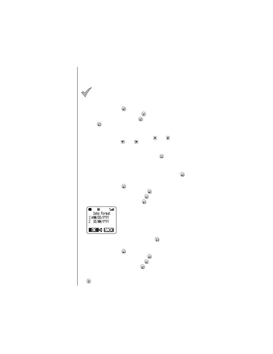 Setting date and time, Adjusting date and time settings, Changing the date format | Selecting 24-hour or 12-hour mode | Panasonic Allure EB-TX310 User Manual | Page 22 / 50