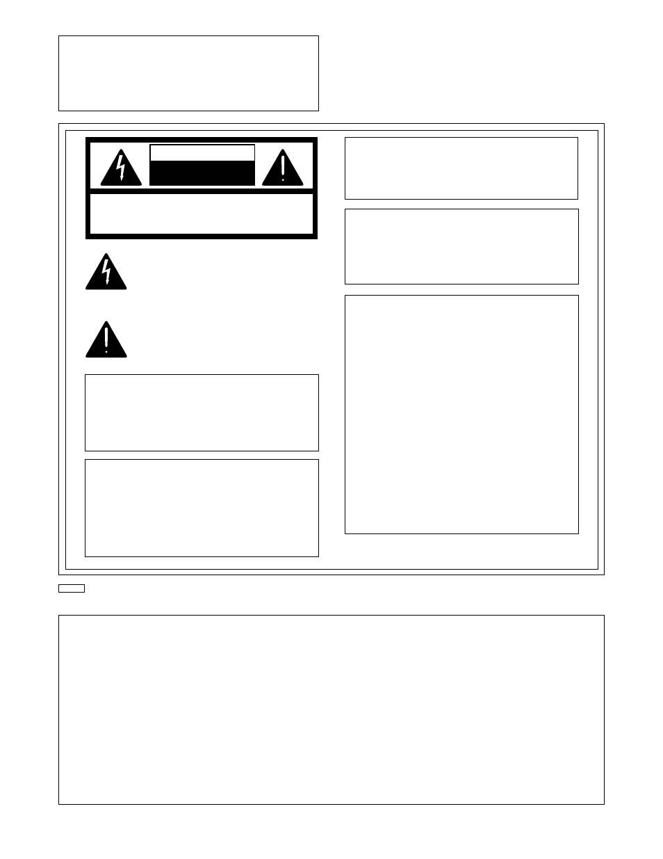 Important, Caution, Warning | Panasonic AJ-HD150 User Manual | Page 2 / 102