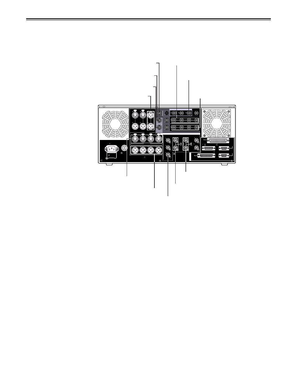 Connections, Connections when one unit is used, Set the control switch on the front panel to local | Panasonic AJ-HD150 User Manual | Page 24 / 102