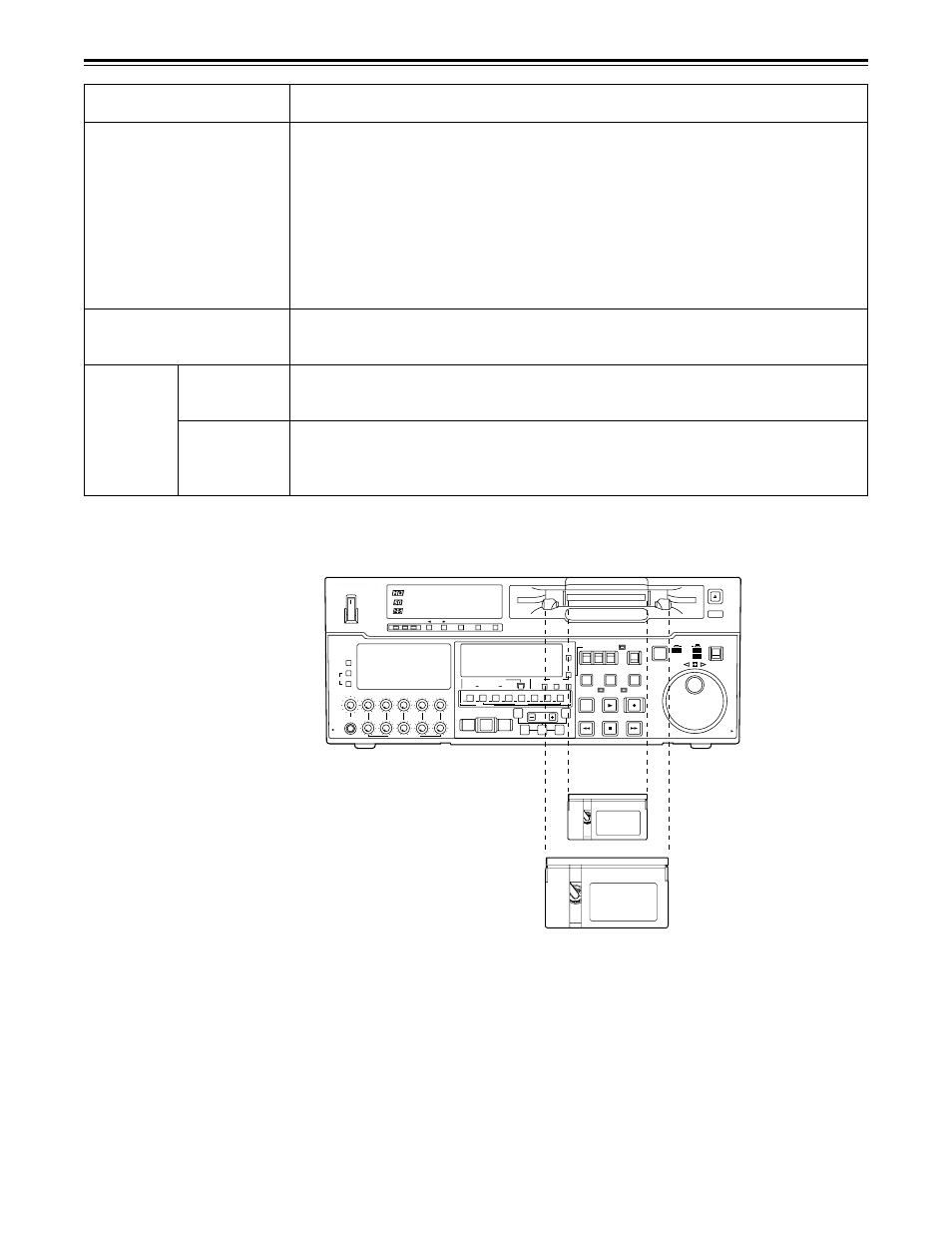 Tapes, M cassette l cassette | Panasonic AJ-HD150 User Manual | Page 27 / 102