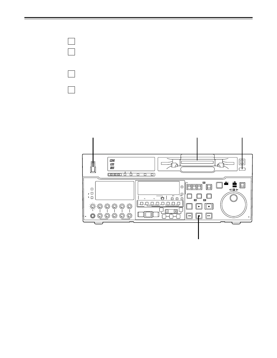 Switching on the power/inserting the cassette, Turn on the power | Panasonic AJ-HD150 User Manual | Page 28 / 102