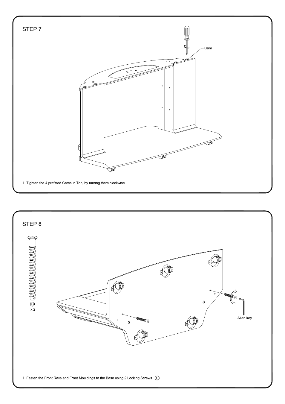 Steps | Panasonic BUS4803 User Manual | Page 11 / 19