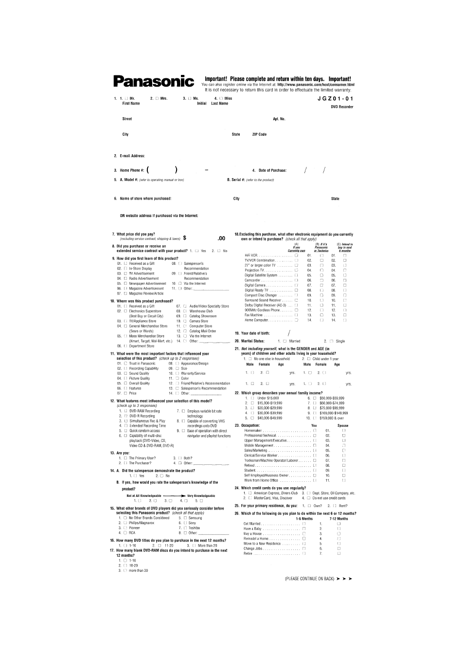 Panasonic DMR-E55 User Manual | Page 60 / 61