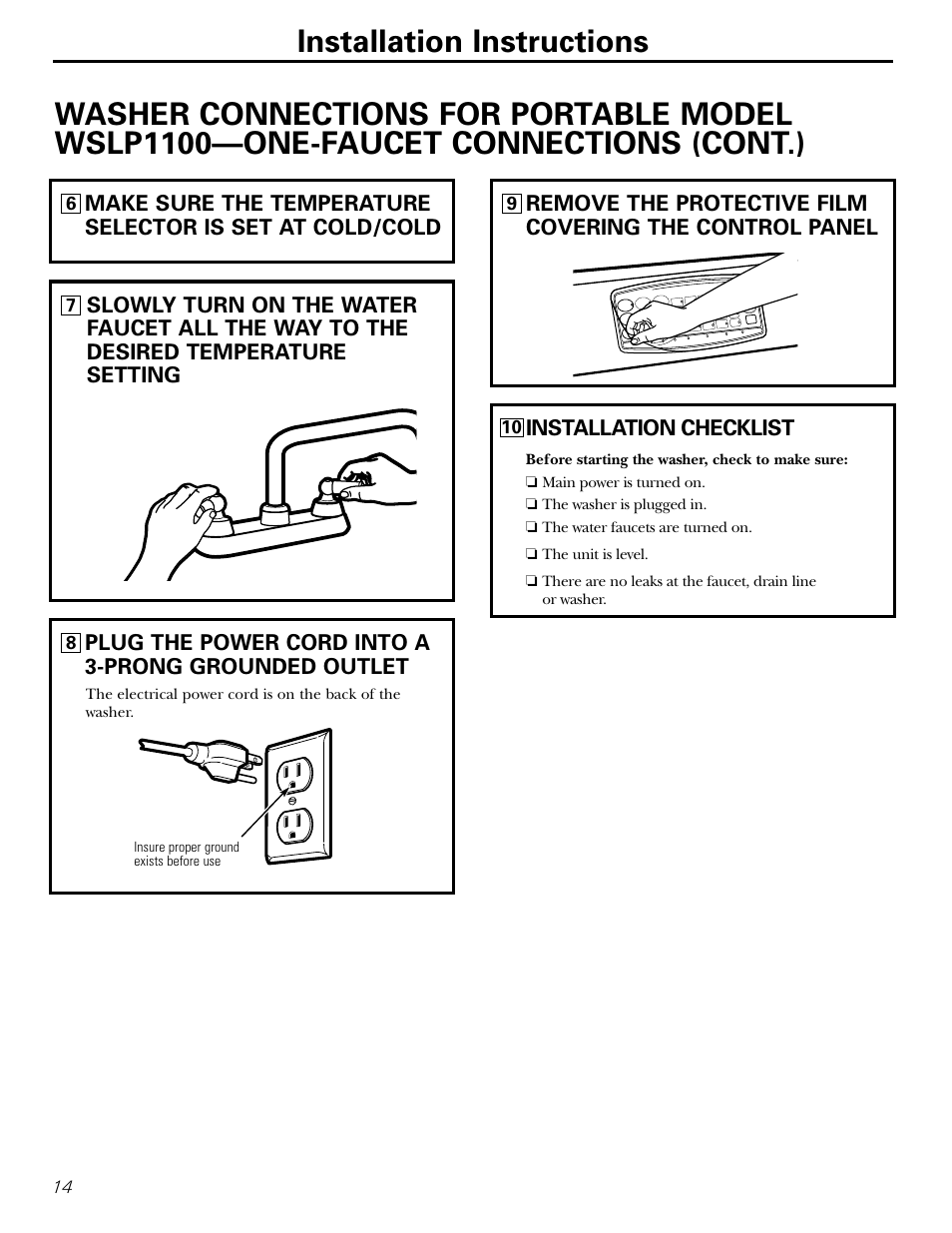 Panasonic WSLS1100 User Manual | Page 14 / 24