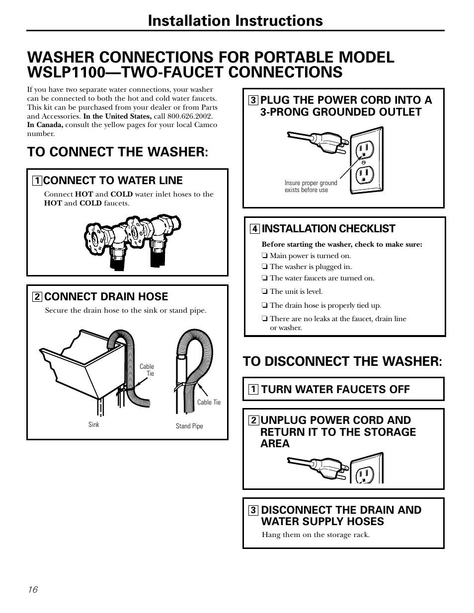 Installation instructions | Panasonic WSLS1100 User Manual | Page 16 / 24