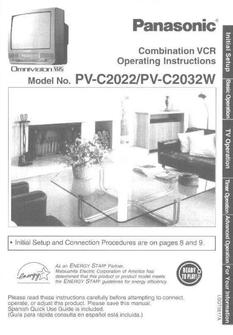 Panasonic PV C2032W User Manual | 40 pages