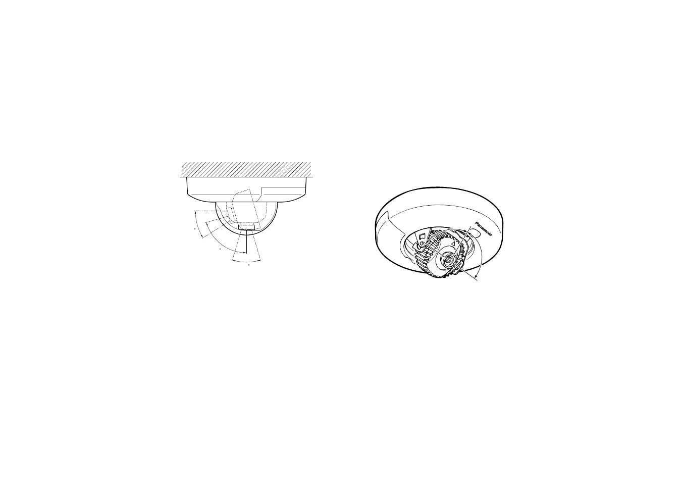 Tilting the camera, Uprighting the picture | Panasonic WV-BF102 User Manual | Page 17 / 23