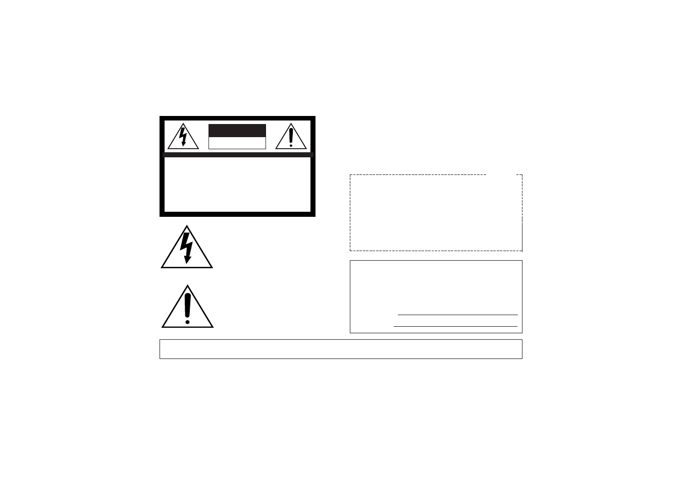 Caution | Panasonic WV-BF102 User Manual | Page 2 / 23