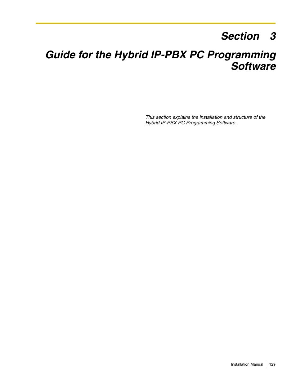 Panasonic HYBRID IP-PBX KX-TDA50 User Manual | Page 129 / 158