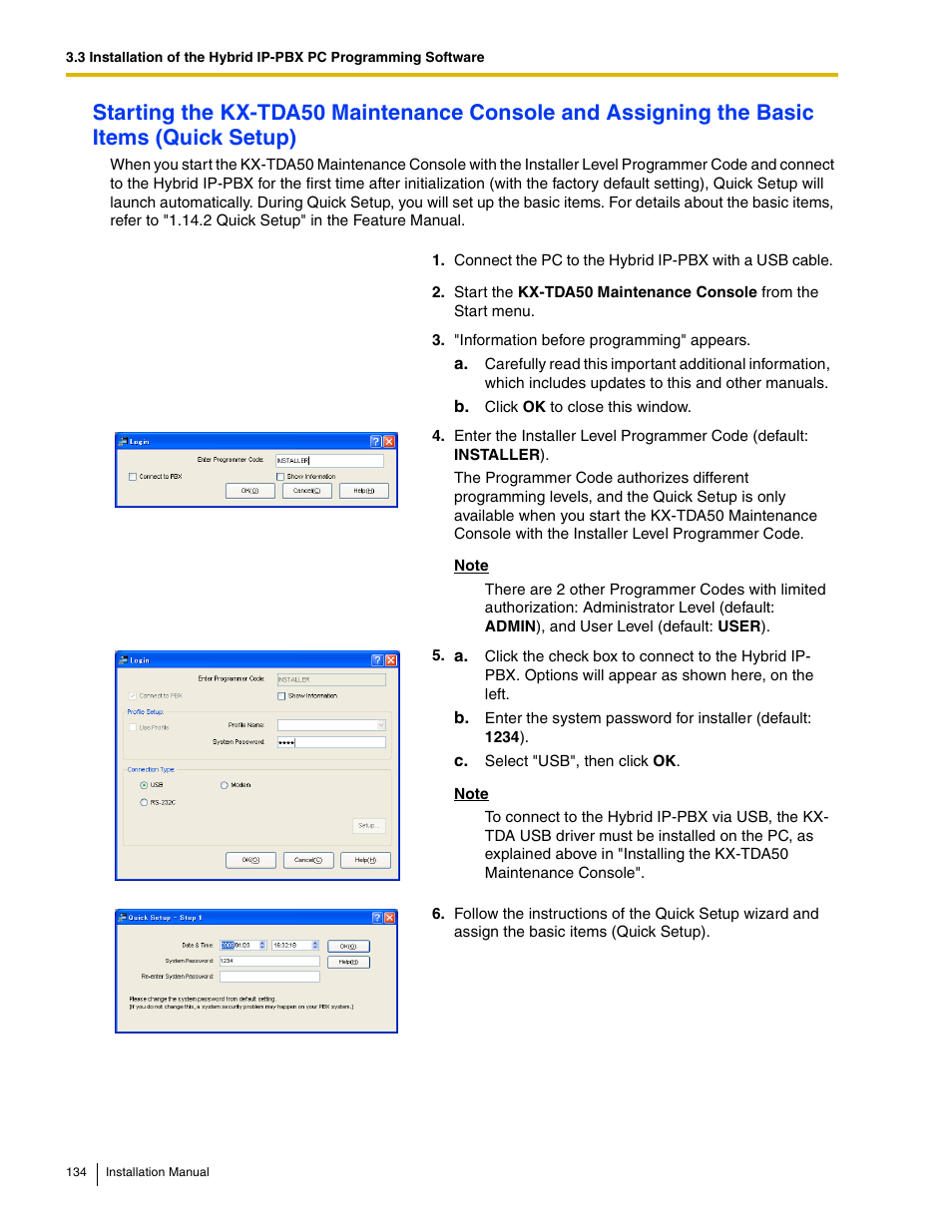 Panasonic HYBRID IP-PBX KX-TDA50 User Manual | Page 134 / 158