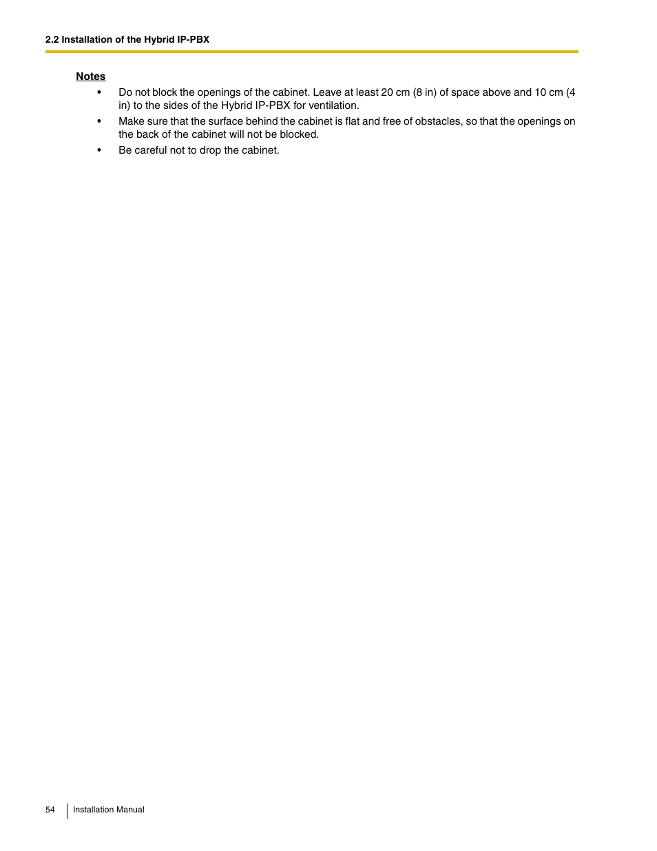 Panasonic HYBRID IP-PBX KX-TDA50 User Manual | Page 54 / 158