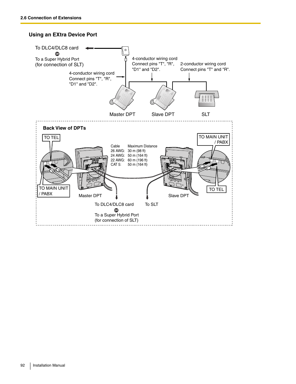 Panasonic HYBRID IP-PBX KX-TDA50 User Manual | Page 92 / 158