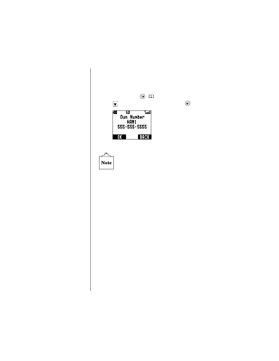 Own phone number review | Panasonic EB-TX220 User Manual | Page 56 / 112