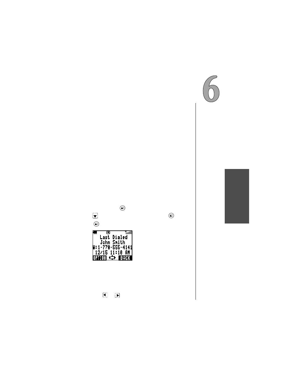 Chapter 6: advanced operations, Call history, Advanced operations | Panasonic EB-TX220 User Manual | Page 57 / 112