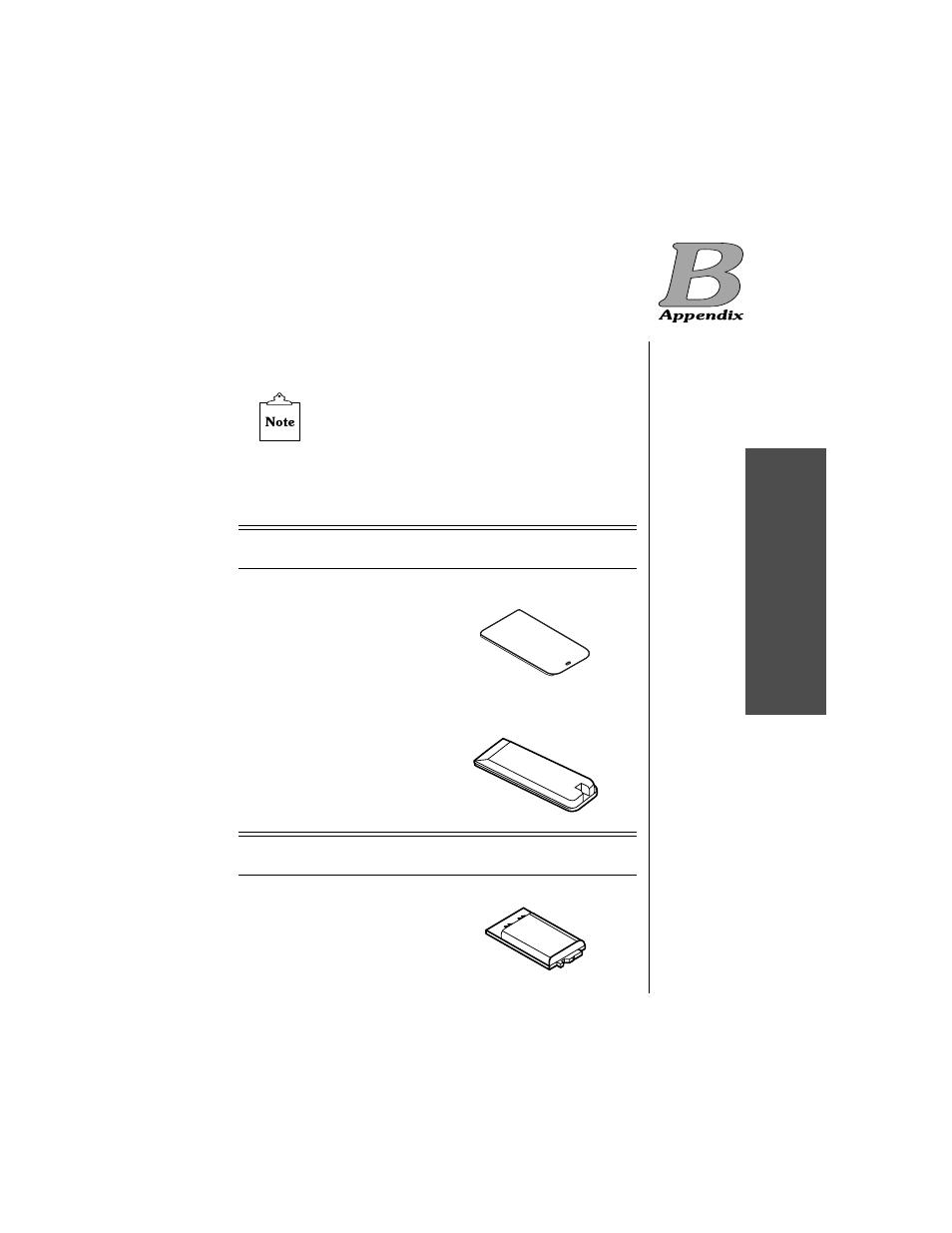 Appendix b: phone accessories, Eb-tx210 series handset batteries, Eb-tx220 series handset battery | Phone accessories | Panasonic EB-TX220 User Manual | Page 97 / 112