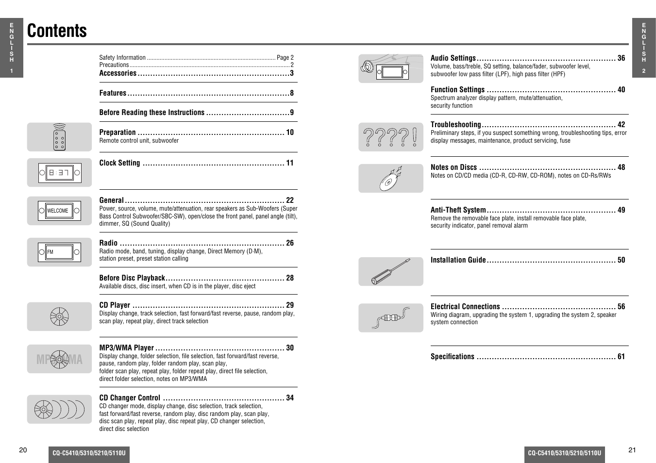 Panasonic C5310U User Manual | Page 5 / 26