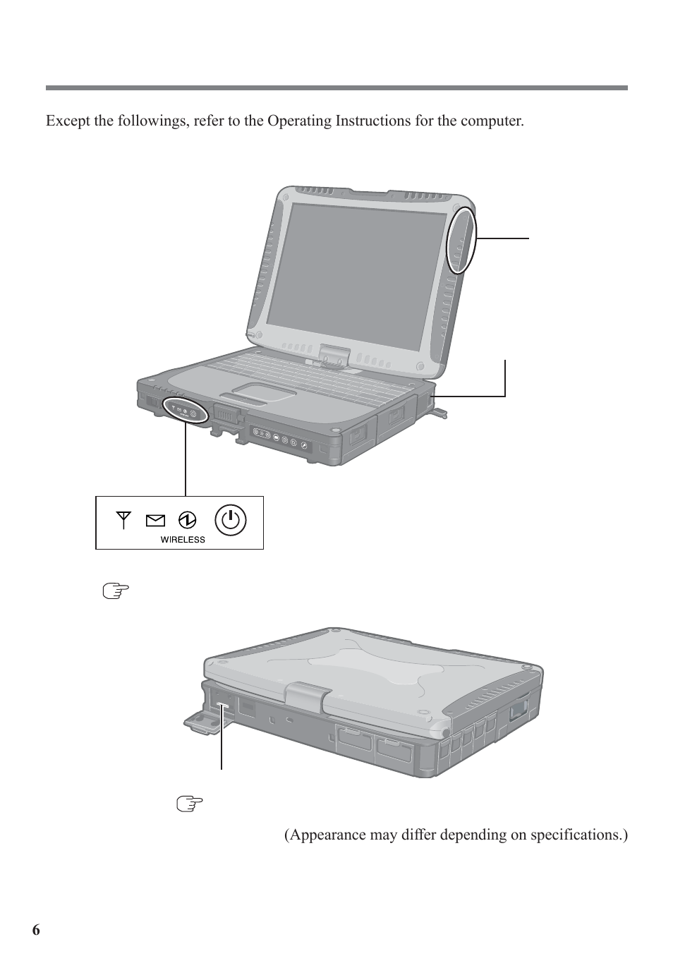 Names and functions of parts | Panasonic EDGE modem User Manual | Page 6 / 20