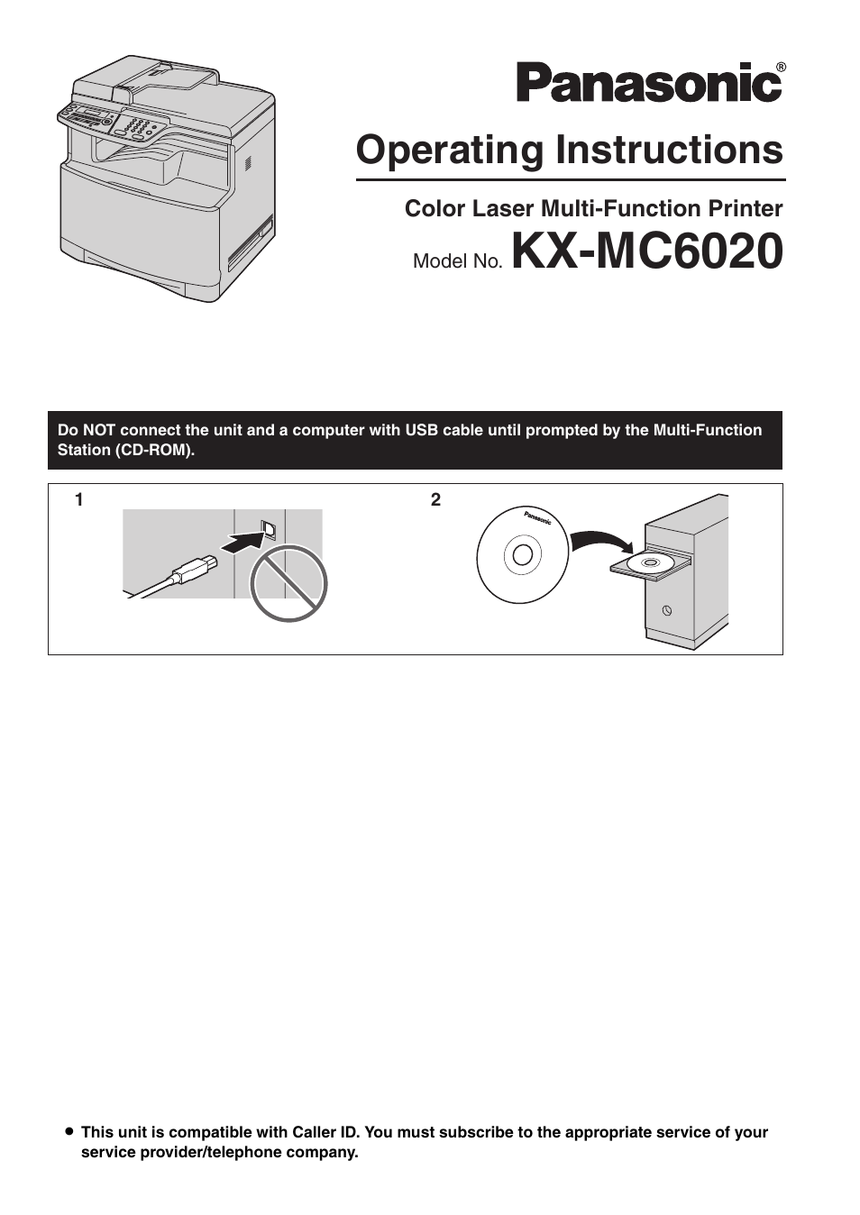 Panasonic KX-MC6020 User Manual | 120 pages